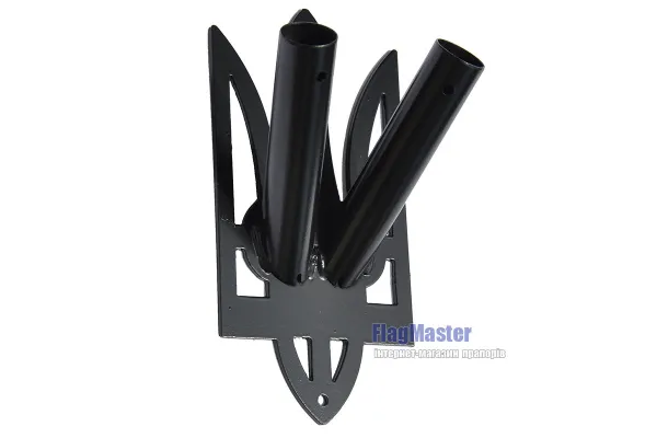 Тримач для двох прапорів тризуб