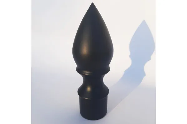 Наконечник піка на древко для прапору дерев'яний темне