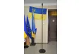 Підставка для прапору підлогова темна, одномісна