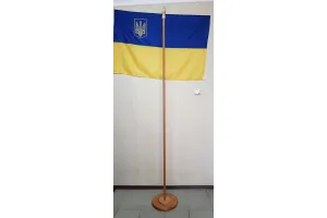 Підставка для прапору підлогова світла, одномісна Підставка для прапору підлогова світла, одномісна