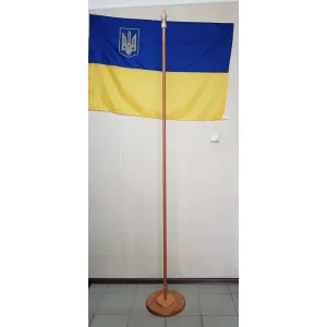 Підставка для прапору підлогова світла, одномісна