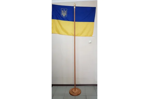 Підставка для прапору підлогова світла, одномісна