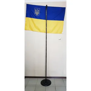 Підставка для прапору підлогова темна, одномісна
