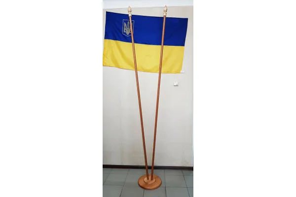 Підставка для прапорів світла двомісна