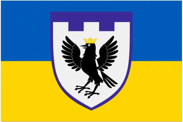 Прапор 102 Бригада ТрО Івано-Франківська область