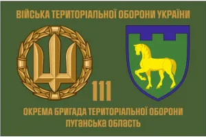 Прапор 111 Бригади територіальної оборони Луганська обл