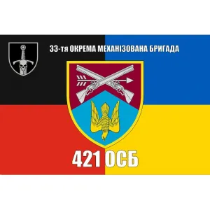 Прапор 33 бригади ОМБр 421 ОСБ
