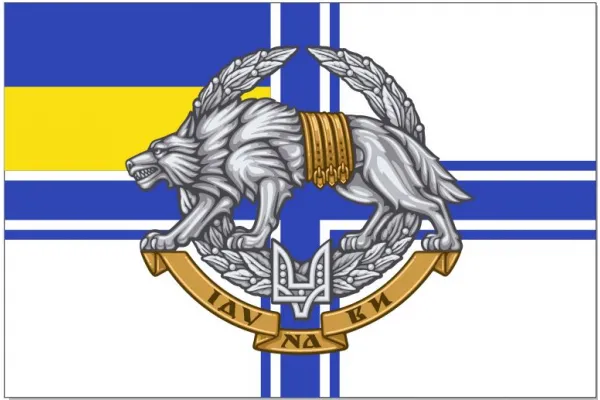 Прапор ССО на тлі ВМС