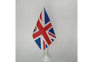 Прапор Великобританії на підставці