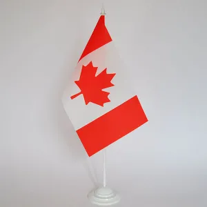 Прапор Канади на підставці