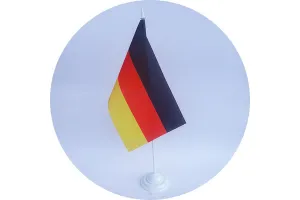 Прапор Німеччини на підставці Прапор Німеччини на підставці