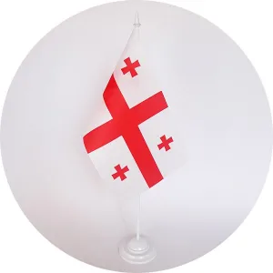 Прапор Грузії на підставці