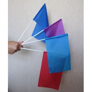 Прапорці кольорові на паличці