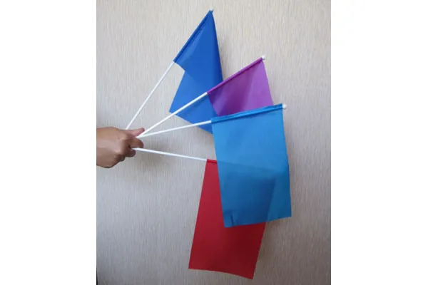 Прапорці кольорові на паличці