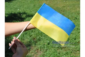 Прапорець України на паличці