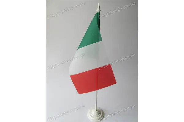 Прапор Італії на підставці Прапор Італії на підставці