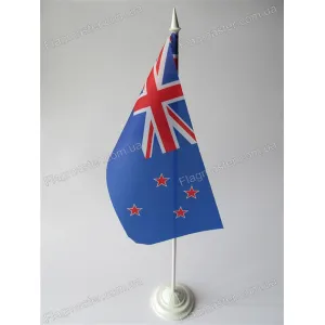 Прапор Нової Зеландії на підставці