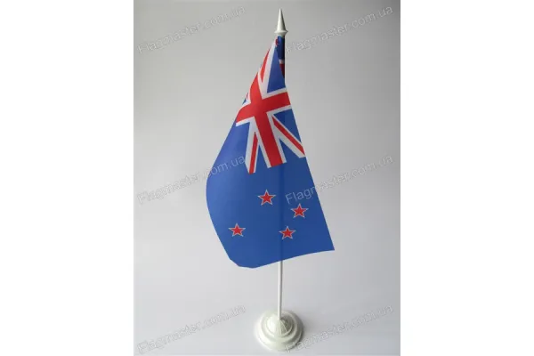 Прапор Нової Зеландії на підставці