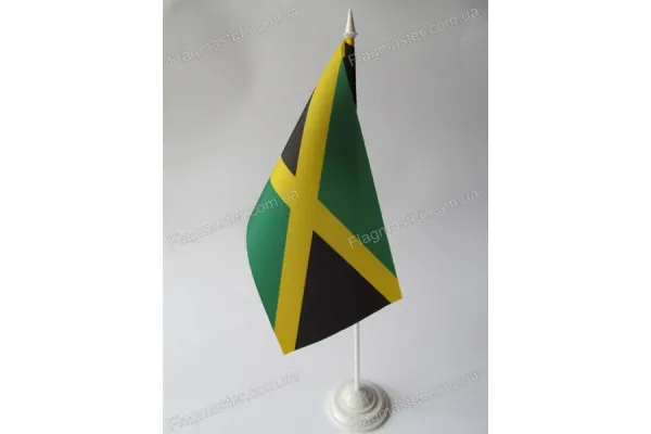 Прапор Ямайки на підставці