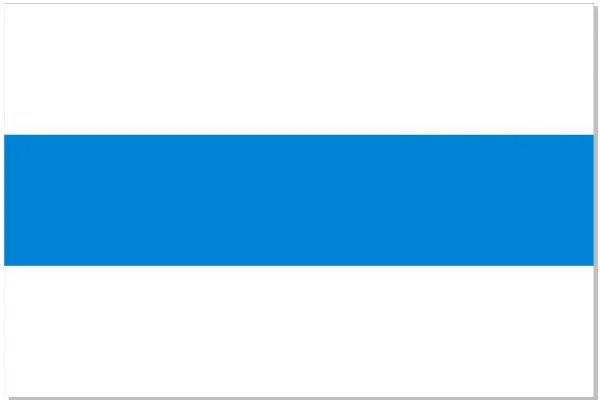 Прапор Біло синьо білий БСБ