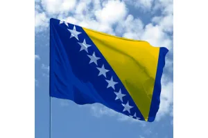 Прапор Боснії та Герцеговини 150х90 см Прапор Боснії та Герцеговини 150х90 см