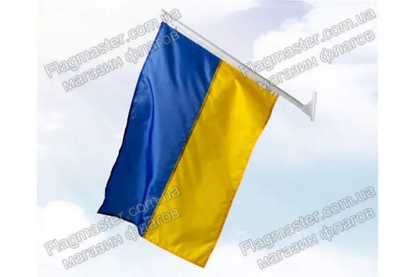 Прапор України на стіну для вулиці