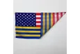 Прапор США авторський з тризубами України