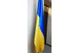 Прапор України 150х100 см кабінетний атлас з бахромою