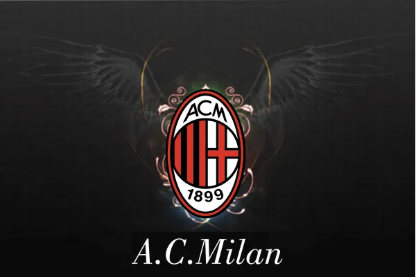 Прапор ФК Мілан футбольний клуб