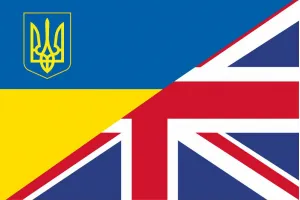 Прапор Великобританія Україна