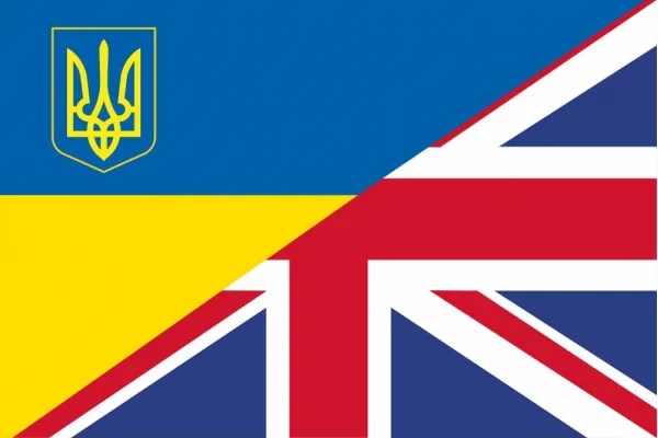 Прапор Великобританія Україна
