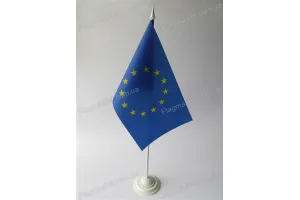 Прапор Євросоюзу на підставці Прапор Євросоюзу на підставці